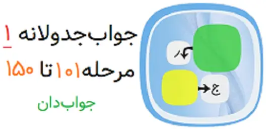 جواب بازی جدولانه 1 مرحله 101 تا 150